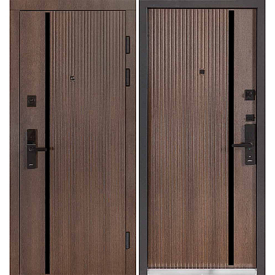 Входные Двери ЭЛЕКТРО (квадро) Kale 566 Дримвуд тёмный Булат-0