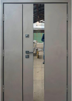 Двері Стронг Вест 1200 коричневий пісок/дуб темний Vinorit "Qdoors"