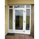 Металопластикові вхідні двері VEKA Softline 82 з фрамугою 2000 x 2500