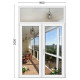 Металопластикові двері VEKA Softline з фрамугою 1600 x 2600