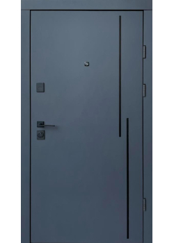 Двери Крос-Аk антрацит/белая шагрень Qdoors