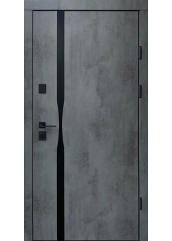 Двери Лаунж-Аk оксид темный серый шифер+зеркало Qdoors