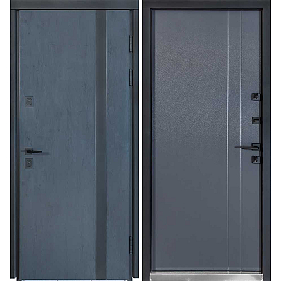 Входные Двери ТЕРМО HOUSE 710/265 Vinorit Булат-0
