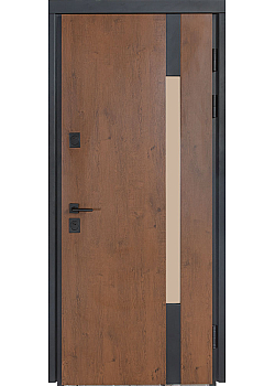 Двері ТЕРМО ХАУС ЕЛЕКТРО 705/431 Vinorit Булат