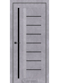 Двері Floriana-01 BLK бетон сірий Darumi