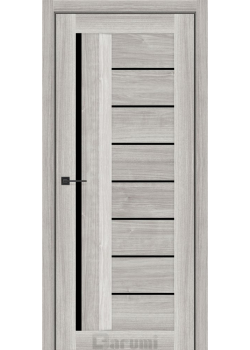 Двері Floriana-01 BLK горіх вайт рівер Darumi