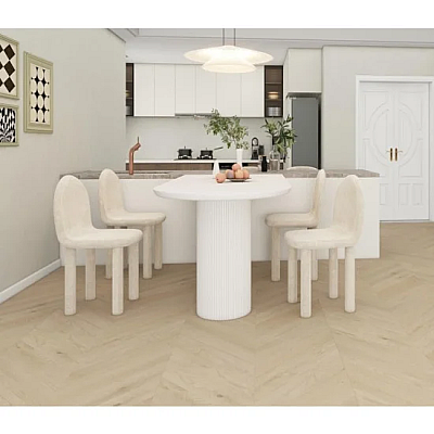 Виниловый пол SPC BlissGround Chevron Line Malibu Dream-1
