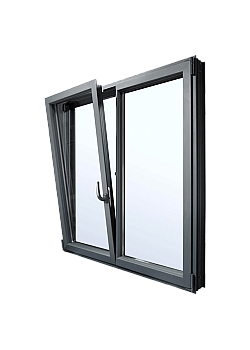 Алюмінієве вікно Reynaers CS 77 з теплоізоляцією поворотно-відкидне 1800*2200 мм