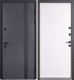 Входные Двери Коттедж 710/265 Metalic anthracite/Уличная Белый Атласный Булат