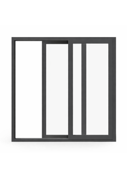 Алюминиевое окно Schuco AWS 50.NI без теплоизоляции поворотно-откидное 1200*1400 мм