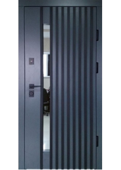 Двері Мілано 2 кольори Vinorit склопакет Redfort