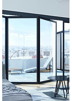 Алюминиевое окно Schüco AWS 75.SI + с повышенной теплоизоляцией панорамное глухое 1500*2000 мм