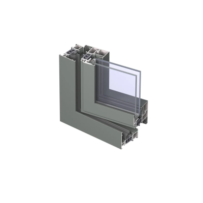 Алюминиевая параллельно раздвижная система Reynaers CS 77 с теплоизоляцией 2100*2400 мм-1