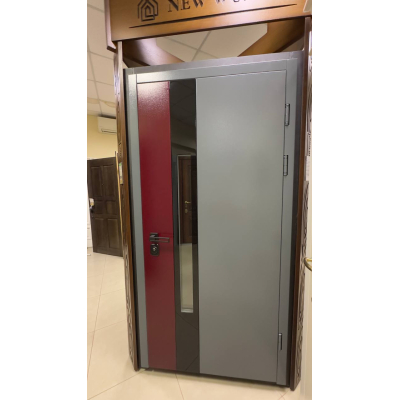 Входные Двери Металл RAL 7012 Vinorit "Новый Мир"-0