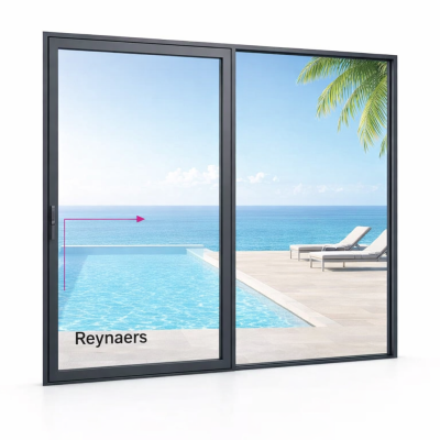 Алюминиевая подъемно раздвижная система Reynaers CS 77 с теплоизоляцией 2000*2300 мм-0