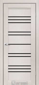Двері Darumi Doors Versal дуб ольс Чорне скло