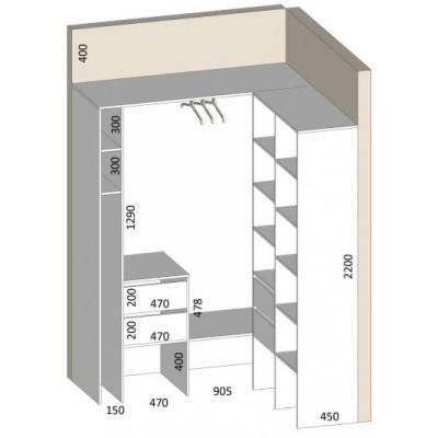 Меблі Варіант Гардеробу №20 10.09.2024-0