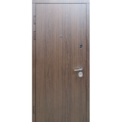 Вхідні Двері ГАРАНТ гладка мод 156 Vinorit дуб темний Булат-0
