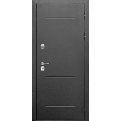 Вхідні Двері Isoterma 125мм Срібло/Темний кипарис Царга Таримус-0