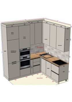 Меблі Варіант Кухні №115 13.09.2024
