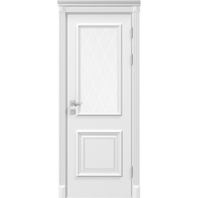 Міжкімнатні Двері Siena Laura ПО з гравіровкою Rodos Фарба-0