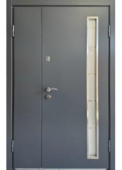 Двері Мет/МДФ зі склопакетом 1200 Redfort