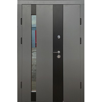 Входные Двери Марсель 1200 Vinorit стеклопакет рама 2 цвета Redfort-1