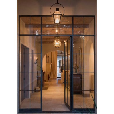 Міжкімнатні Двері RockWood Design MetalGlass 1 Скляні-0