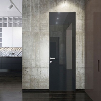 Міжкімнатні Двері МІРОР + стандартний алюмінієвий короб Подільські Двері Під фарбування-1