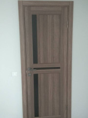 KORFAD SC-04 ЧЕРНОЕ СТЕКЛО ДУБ ГРЕЙ