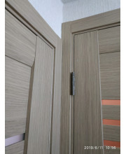 Межкомнатные Двери Leador Doors Sovana Черное стекло ПВХ плёнка