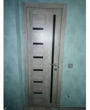 Двери Albero TrendDoors Bianca Черное стекло