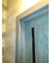 Двери Albero TrendDoors Bianca Черное стекло