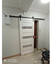 Межкомнатные Двери Leador Doors Malta Черное стекло ПВХ плёнка