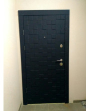 Входные Двери Онтарио софт черный/белый супермат Qdoors