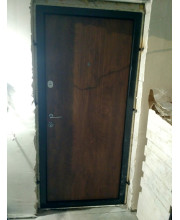 Вхідні Двері Преміум Люксор спил дерева кон'ячний Qdoors