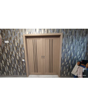 Двери Leador Doors Verona дуб мокко Черное стекло