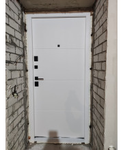 Входные Двери Ультра Аккорд дуб табак/белое дерево Qdoors