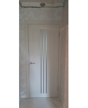 Межкомнатные Двери Leador Doors Verona Черное стекло ПВХ плёнка