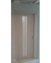 Межкомнатные Двери Leador Doors Verona Черное стекло ПВХ плёнка