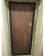 Вхідні Двері Преміум Люксор спил дерева кон'ячний Qdoors