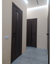 Межкомнатные Двери Korfad Florence FL-03 Черное стекло ПВХ плёнка