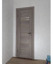 Двері Leador Doors Sicilia Чорне скло