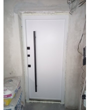 Входные Двери Стронг Айрон графит G1298 песок/белый атлас Vinorit "Qdoors" Входные Двери Стронг Айрон графит G1298 песок/белый атлас Vinorit "Qdoors"