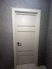 Двери PL-09 белый матовый Папа Карло