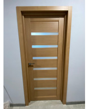 Двери Darumi Doors Vela дуб натуральный сатин белый