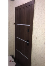 Входные Двери Ультра Аккорд дуб табак/белое дерево Qdoors