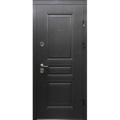Вхідні Двері 3 ПК-198 Сіра текстура/біла текстура Міністерство Дверей-0