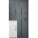 Вхідні Двері Стріт Піано метал Антрацит фарба/МДФ біле дерево Vinorit "Qdoors"-3-thumb