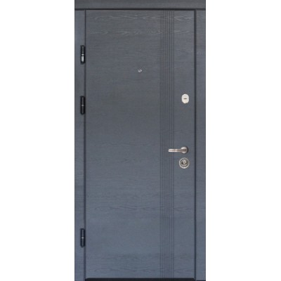 Вхідні Двері ПК-262+ Дуб грифель/Дуб пломбір Міністерство Дверей-0